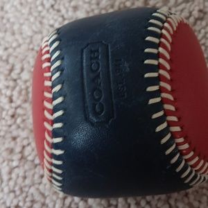 Heavy leather paperweight